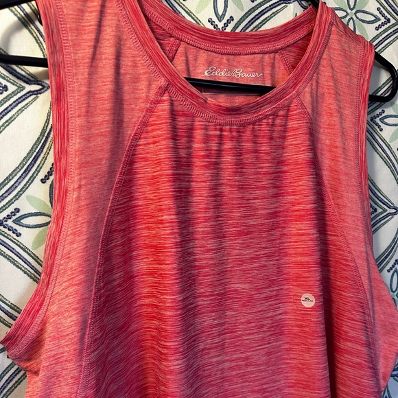 Eddie Bauer Tops - NWT EDDIE BAUER Women's Coral Sleeveless Athletic Top w/Racer Back Lightweight